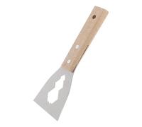 Grattoir Multifonction Manche en Bois en Acier Inoxydable | Décapant à Peinture, Outil Portable pour Murs et Résidus Adhésifs, Contrôle Précis, Préparation Lisse