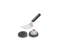 Le Marquier – Kit de nettoyage pour plancha – 1 spatule AGR85 + boules inox AGR26