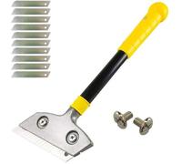 Grattoir pour plaque - PZCC - Heavy Duty - 10 lames métalliques - Universel - pour vitres et plaques vitroceramiques