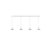 GRAU Falling Leaf Trace Four Pendelleuchte, sand white