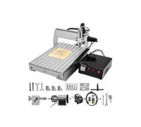 Graveur CNC 3/4 axes 6040/3040/3020, fraiseuse USB, gravure 3D PVC, Machine à découper le travail du bois Pour une utilisation DIY(4 Axis CNC 6040)