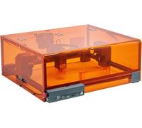 Graveur laser, 10 W, machine de gravure et de découpe laser avec boîtier, machine de découpe et de gravure laser, zone de travail 300 x 300 mm, 7000 mm/min, pour le bois, le cuir, le verre, certains m