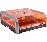 Graveur laser, 20 W, machine de gravure et de découpe laser avec caméra intégrée, découpeuse laser, zone de travail 400 x 400 mm, 30 000 mm/min, pour le bois, le cuir, le verre, le papier, certains mé