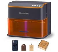 Graveur laser Genmitsu Kintix 5W, laser galvanométrique ultra-rapide 90 000 mm/min avec levage automatique, grande zone de gravure 200 x 100 mm pour bijoux, métaux et bois