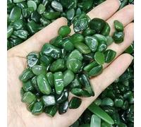Gravier, cristaux, éclats de pierre naturelle, quartz, agate, minéraux énergétiques, spécimen de pierre roulée, décoration d'aquarium, artisanat - Jade vert - 50 g