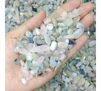Gravier, cristaux, éclats de pierre naturelle, quartz, agate, minéraux énergétiques, spécimen de pierre roulée, décoration d'aquarium, artisanat - Morganite - 20 g