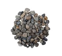 Gravier de filtration - Galet de rivière 16/22,4 mm - Gris - 2 x 25 kg - Pour allée et jardinière