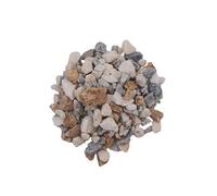 Gravier déco Arlequin "Hawaï" 8/12 mm - Sac de 20 kg - Beige, Blanc, Gris