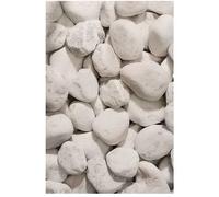 Gravillon Carrara rond 40-60mm - Marbre blanc - Lot de 20kg