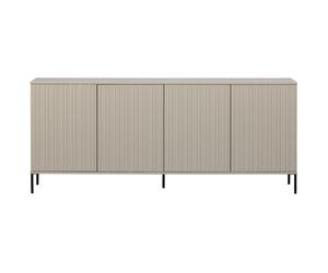 GRAVURE - Buffet en bois de pin gris L200 Gris