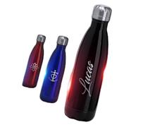 GRAVURE CONCEPT Bouteille En Acier Inoxydable 304 Personnalisable 700mL | Noir - Gourdes Personnalisées - Idée Cadeau (Gourde ALPINA) - Haute qualité - Finition premium
