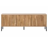 GRAVURE - Meuble TV en bois de chêne naturel L150 Marron