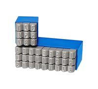 GRAVUREM-S Jeu chiffres et Jeu lettres à frapper 0-9 + A-Z,& / 10mm