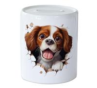 GRAZDesign Tirelire en forme de chien drôle - Déchirure du mur - Cadeau d'argent pour adultes et enfants en céramique