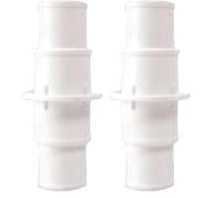 Gre 40009 - Accessoire pour le raccordement de tuyaux flottants. Convient aux diamètres de 32 à 38 mm. (Lot de 2)