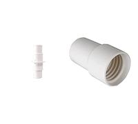 Gre 40009 - Pièce de connexion pour 2 tuyaux flexibles flottants, Ø32 et Ø38 mm & 40012 - Extremité pour tuyau flexible flottant, Ø 38 mm