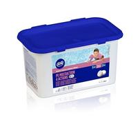 GRE 76007NB - Chlore Multiactions 4 Actions en Galets : Désinfection, Anti-algues, Floculant et Stabilisateur. Traitement et Nettoyage Complet des piscines. Galets de 250 g, 1 kg.