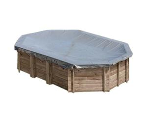 Gre Accessories Bâche D´hiver Pour Piscine Ovale Canelle
