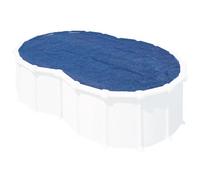 Gre Bâche d'été pour piscine ovale 485 x 335 cm Bleu