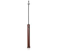 Douche solaires ronde d'extérieur en PVC aspect bois - 11x220 cm - 9 l