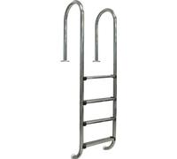 Gre Accessories Inground Pool Wall Ladder 4 Steps Argenté