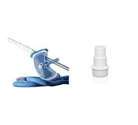 Gre AR2064 - Kit de Nettoyage de Piscine: Nettoyeur + Perche + Tuyau & 40095 - Adaptateur pour tuyaux, Ø32 /Ø38 mm