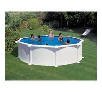 Gre Piscine ronde Atlantis acier Ø 480 x H 132 cm – Filtration à sable