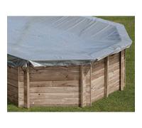 Gre Bâche d'hivernage pour piscine ronde gris Ø 335 cm