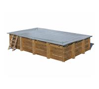 Gré Bâche Hiver Piscine Bois Mint 10x4m