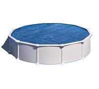 GRE CPR550 - Bâche d'été pour piscines Rondes de Ø550cm de diamètre, épaisseur 180µ, Couleur Bleue
