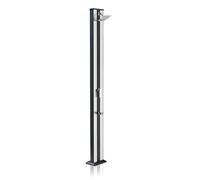 Gre DSALP38B - Douche Solaire carrée en Aluminium - 38L