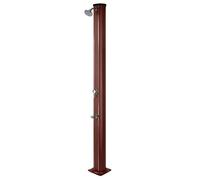 Gre DSALR32W Douche Solaire Ronde 32 L Aluminium avec Bois monocommande Jardin
