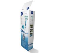 GRE - Nettoyeur de fond a batterie pour piscine - Avec manche téléscopique
