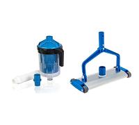 Gre PFAC17 - Pré-filtre pour Aspirateur de Piscine, 1.7L & 40022 - Nettoyeurs de piscine en aluminium pour piscines enterrées, Blanc