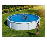 GRE Piscine acier Blanc Fidji 5,70