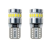 Greacesrio Ampoules T10 W5W LED 6000K Blanc, SMD 3014 Chipsets LED | Pour Lampe Remplacement de Position, Plaque, Dôme Côté et Stationnement (2 Pcs)