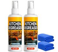 Grease Killer Spray - 100 ml - Dégraissant puissant pour cuisine (2) | Nettoyant pour barbecue et four, élimine les taches de graisse et d'huile tenaces dans la cuisine