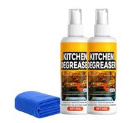 Grease Killer Spray - 100 ml - Nettoyant pour barbecue extra fort - Nettoyant pour four et dégraissant de cuisine - Efficace contre les taches de graisse brûlée et d'huile - Nettoyant multifonction