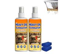 Grease Spray Heavy Duty Gril Huiledestruction Spray, 2026 Nettoyant Barbecue Nettoyants Cuisine, Inox Nettoyants Multi-usage Plaque Induction Produit Menager Entretien Maison (2PC)