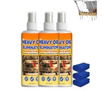 Grease Spray Heavy Duty Gril Huiledestruction Spray, 2026 Nettoyant Barbecue Nettoyants Cuisine, Inox Nettoyants Multi-usage Plaque Induction Produit Menager Entretien Maison (3PC)