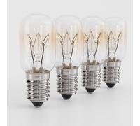 greate 4x Ampoule Frigo 15W E14 Blanc Chaud - Lampe pour Machine à Coudre, Hotte, Lampe de Sel, Congélateur - Ampoule Refrigerateur 15W, T22, 90 Lumens & 2700K