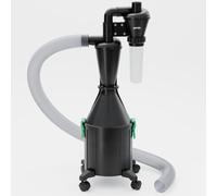 greate Cyclone aspirateur Bois 2 étages avec réservoir 17 litres | Aspiration cyclonique atelier mobile ou fixe - Séparateur poussière kit - Dust commander - aspirateur cyclone copeaux