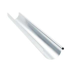 greate gouttière 333 mm 1,15 m galvanisée | gouttière d'évacuation avec montage simple et sans outil - zinc pour serre, carport etc. - évacuation de toit - descente