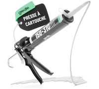 greate Pistolet cartouche avec démultiplication 25:1 & arrêt goutte - Pistolet silicone pour cartouches 150-310 ml - Pour silicone, acrylique & colle - Pistolet mastic