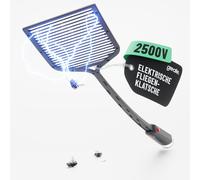 Raquette électrique anti-moustiques pliable, incluant 2 piles AAA