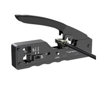 GREATRICH Pince à sertir RJ45 Professionnelle pour Connecteurs RJ45/RJ11/RJ12, Pince RJ45 et Connecteur Prise RJ45 CAT6/CAT5E, Outil de Crimpage Précision avec Lame Coupante, pour Câblage Réseau