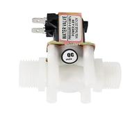GREDIA Électrovanne N/C 12 V CC 1/2" Interrupteur de débit d'entrée d'eau normalement fermé