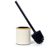 Ensemble de brosses de toilettes en acier inoxydable beige pour salle de bains
