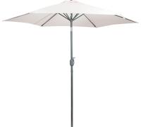 greemotion parasol rond, beige inclinable Ø 270,0 cm