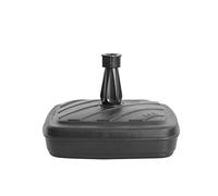 greemotion Pied de Parasol en Plastique, Base de Parasol Carré, Porte-Parasol pour Tube Ø 18-32 mm, env. 42 x 25 x 42 cm, Capacité env. 14 l, Anthracite